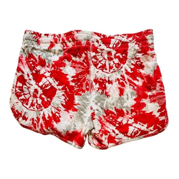 University Maryland terrapins Colosseum Womens Tie-Dye Sweat‎ Shorts Red M Terps - Picture 7 of 7